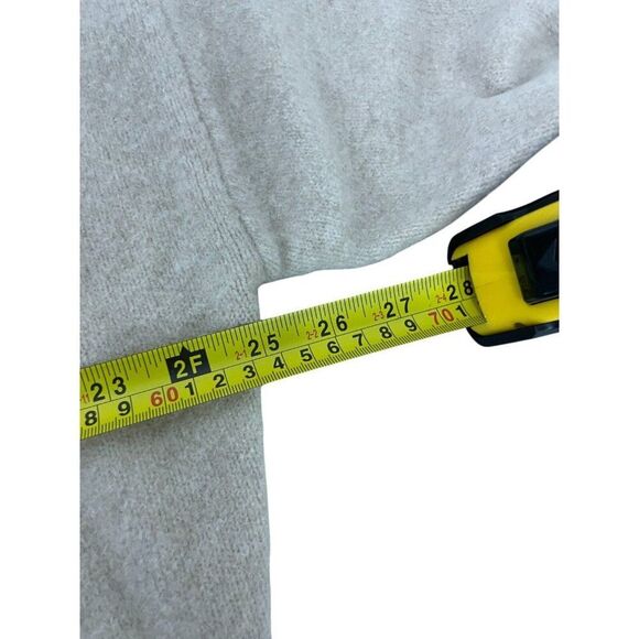 Zara Womens Sweater L Ecru Beige Pullover Crew Neck Cozy Soft Knit 2142/168 NWT - Picture 9 of 11